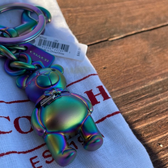 🐻COACH BEAR🐻  💚RARE💙 NEW - Picture 6 of 8